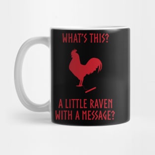 What's This? A Little Raven with a Message Norsemen Netflix Mug